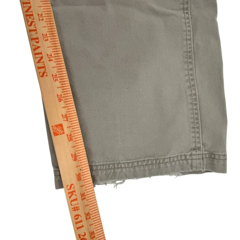 Wrangler Mens Khaki Tan Straight Leg Cargo Pant Cotton Workwear Utility Tactical